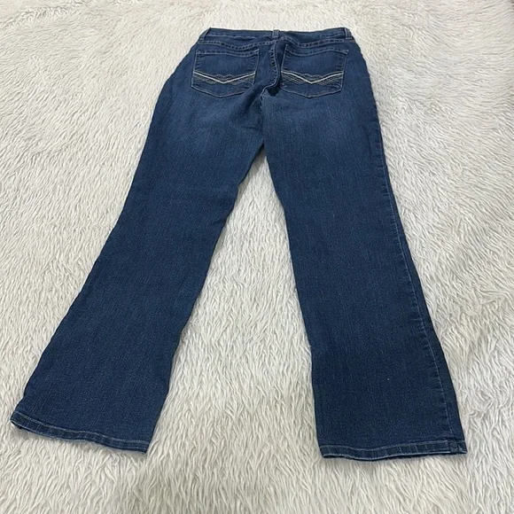 NYDJ women’s lift tuck blue denim stretchy jeans size 4 petite - Picture 8 of 10